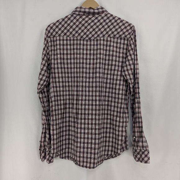 Mambo Australia Red Plaid Western Button Down Shirt - Medium - Picture 3 of 9